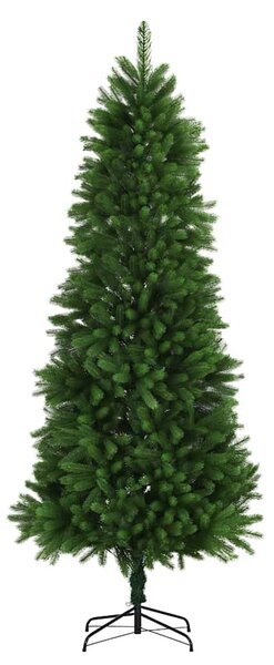 Zöld műkarácsonyfa élethű tűlevelekkel 240 cm