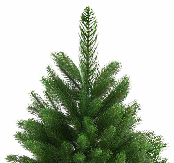Zöld műkarácsonyfa élethű tűlevelekkel 240 cm