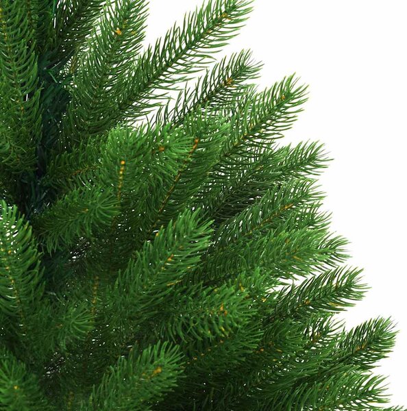 Zöld műkarácsonyfa élethű tűlevelekkel 240 cm