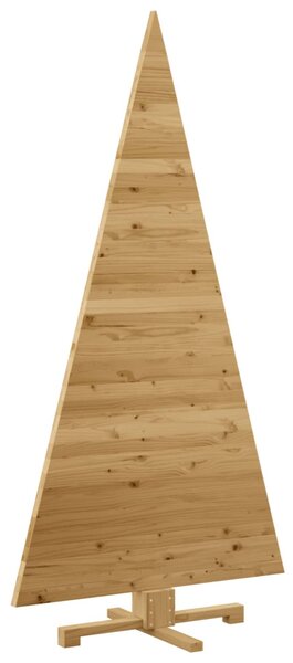 Karácsonyfák állvánnyal Barna 180 cm Tömör fenyőfa