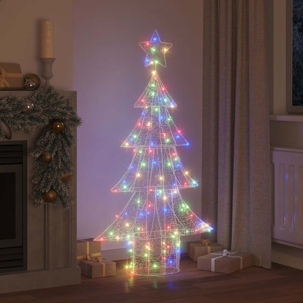 Karácsonyfa 160 LED Sokszínű 150 cm Akril