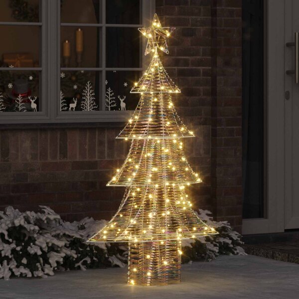 Karácsonyfa 160 LED Meleg fehér 150 cm PET