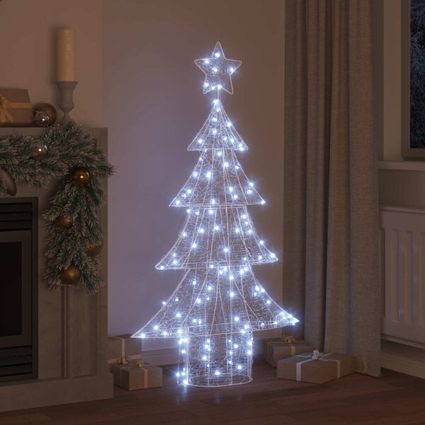 Karácsonyfa 160 LED Hideg feher 150 cm Akril