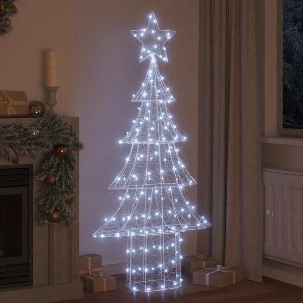 Karácsonyfa 240 LED Hideg feher 180 cm Akril