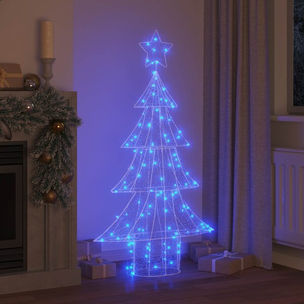 Karácsonyfa 160 LED Kék 150 cm Akril