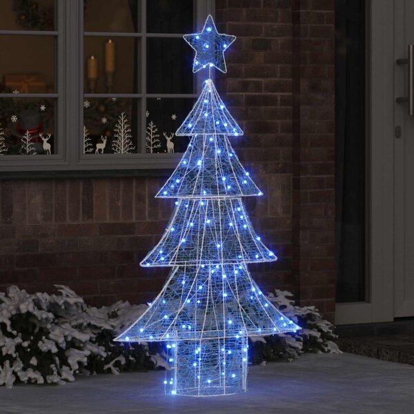 Karácsonyfa 160 LED Kék 150 cm Akril