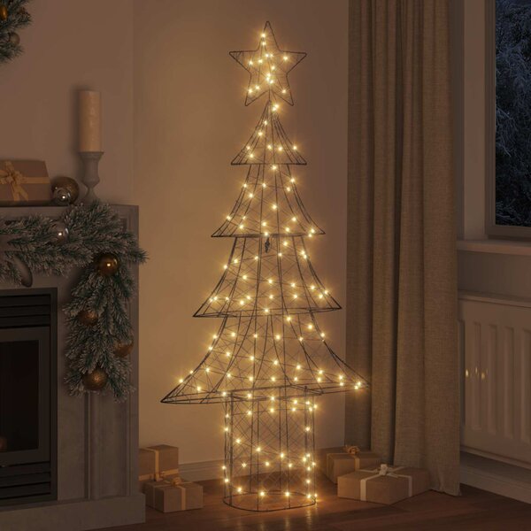 Karácsonyfa 240 LED Meleg fehér 180 cm Rattan