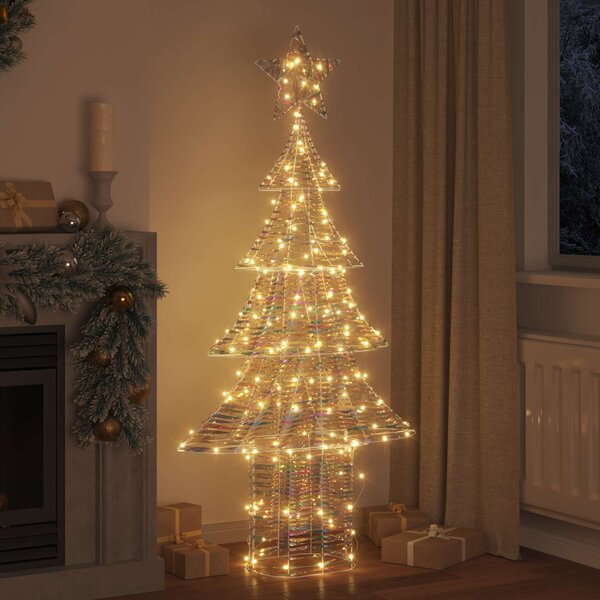 Karácsonyfa 240 LED Meleg fehér 181 cm PET