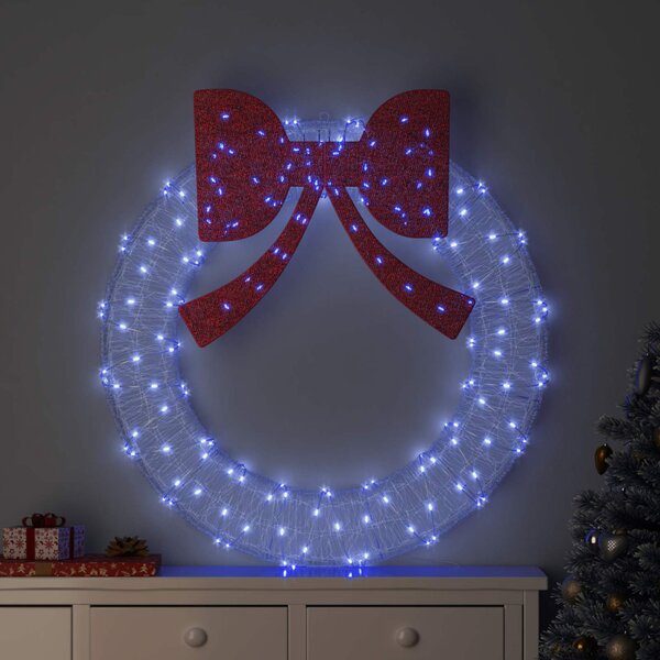Koszorú 150 LED Kék 120 cm Akril