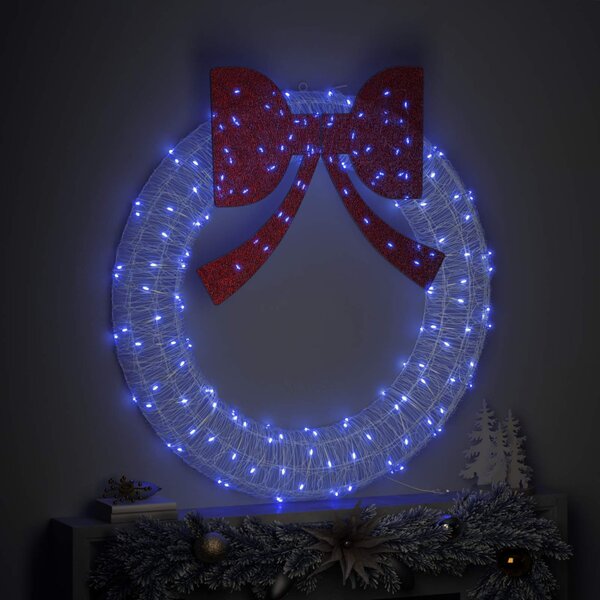 Koszorú 150 LED Kék 120 cm Akril