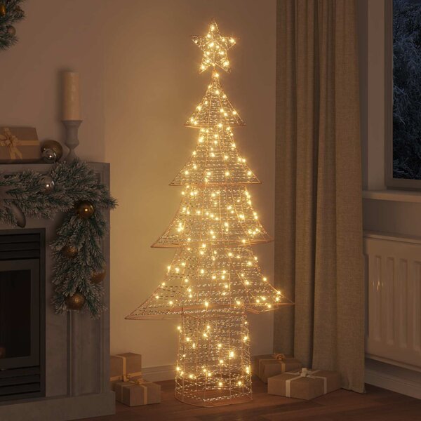 Karácsonyfa 240 LED Meleg fehér 181 cm PET