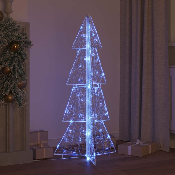 Karácsonyfa 100 LED Kék 120 cm Akril