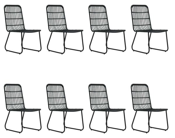 VidaXL Kültéri Étkezőgarnitúra - Polyrattan - 9 részes