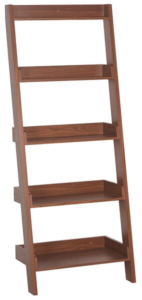 Ötszintes polcos elem MOBILE TRIO 167 cm Sötétbarna