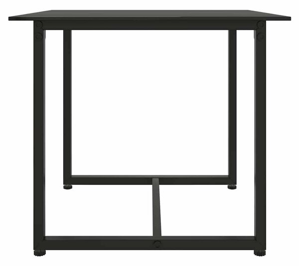 Polyrattan Kerti Ülőgarnitúra - 2 Fotel + Asztal - Fekete