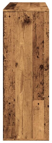 Antik fa színű szerelt fa térelválasztó 100 x 33 x 94,5 cm