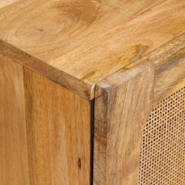 Széf 3 pcs Barna 180 x 33 x 75 cm Tömör Mangófát