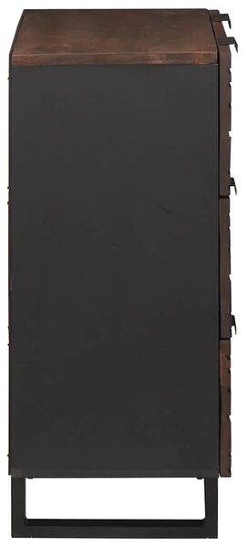 Tálalószekrény készlet fiókkal 2 pcs Dió 60 x 33,5 x 75 cm