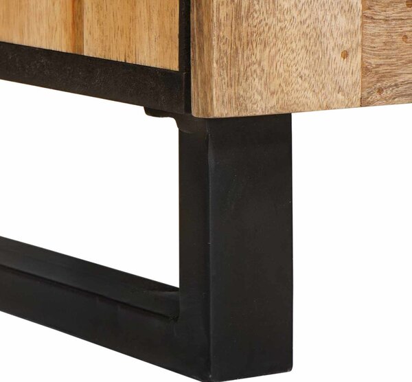 Széf 3 pcs Barna 180 x 33 x 75 cm Tömör Mangófát