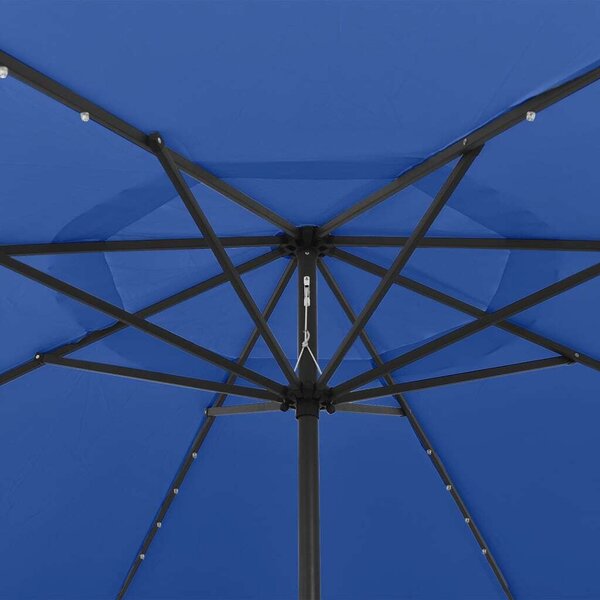Napernyő LED-del - Azúrkék - 400 cm