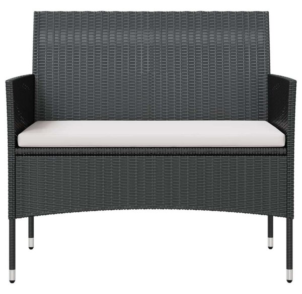 VidaXL Polyrattan Kerti Ülőgarnitúra - 16 részes - Fekete