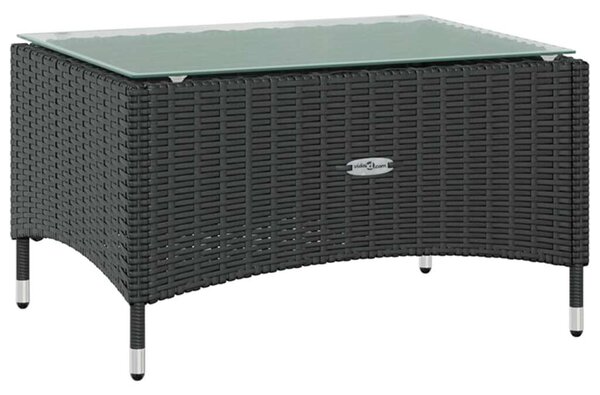 VidaXL Polyrattan Kerti Ülőgarnitúra - 16 részes - Fekete