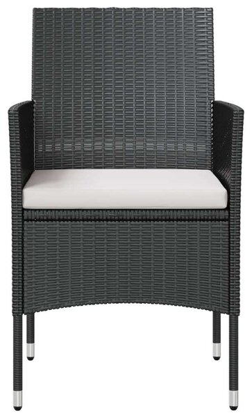 VidaXL Polyrattan Kerti Ülőgarnitúra - 16 részes - Fekete