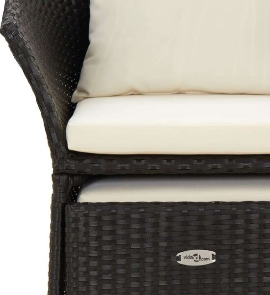 VidaXL Polyrattan Kerti Ülőgarnitúra - 2 részes