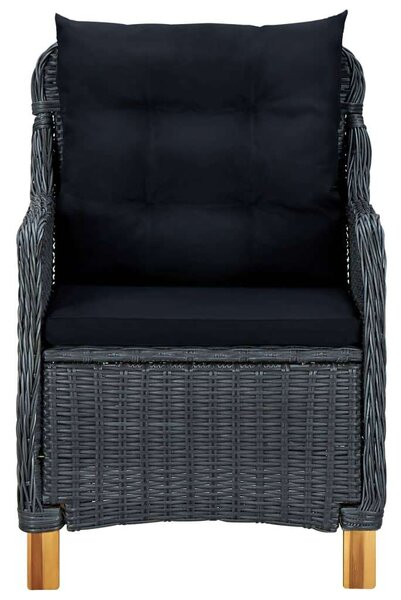 Polyrattan Kültéri Étkezőgarnitúra - 9 részes