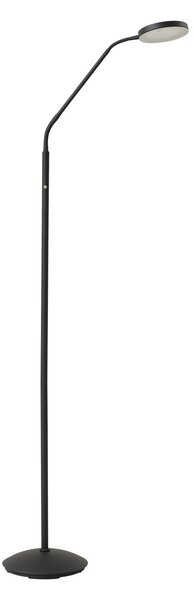 Állólámpa Lindby, Elvyn, dimmable, Fekete, Nappali, Fém, Modern