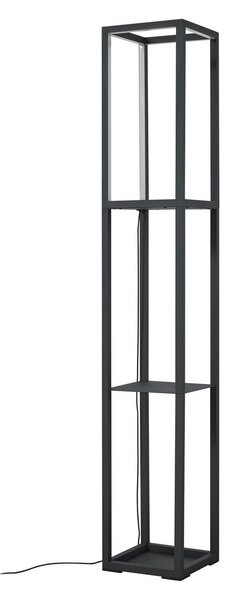 Állólámpa Lindby, Birta, dimmable, Fekete, Nappali, Fém, Modern
