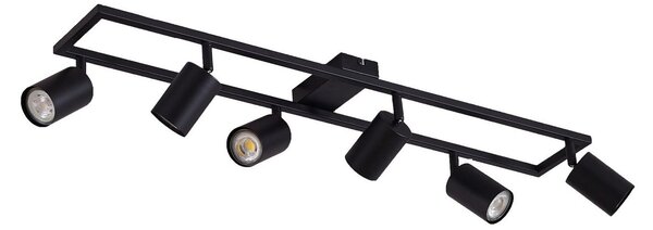Mennyezeti Lámpa Lindby, Bravius, dimmable, Fekete, Nappali, Fém, Modern