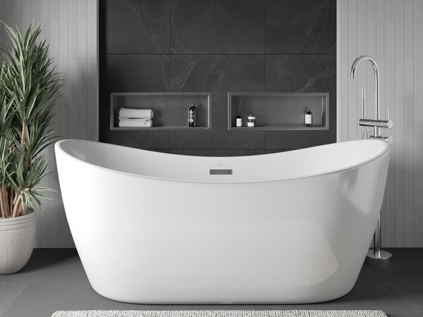 Mexen X-Wall-R 60 x 20 cm-es, peremes fali beépített polc, inox - 1910602010