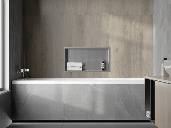 Mexen X-Wall-R 60 x 30 cm-es peremes fali polc, inox - 1910603010