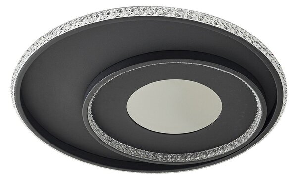 Mennyezeti Lámpa Lindby, Inessa, dimmable, Fekete, Nappali, Fém, Modern