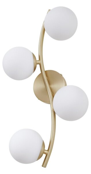 Fali Lámpa Lindby, Josiana, dimmable, Arany / Sárgaréz, Nappali, Üveg, Modern