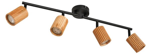 Mennyezeti Lámpa Lindby, Stralino, dimmable, Fa, Folyosó, Fa, Modern