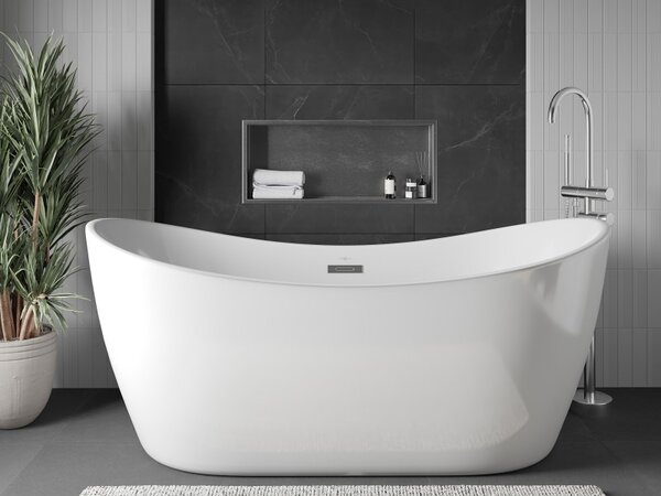 Mexen X-Wall-R 75 x 30 cm-es peremes fali polc, inox - 1910753010