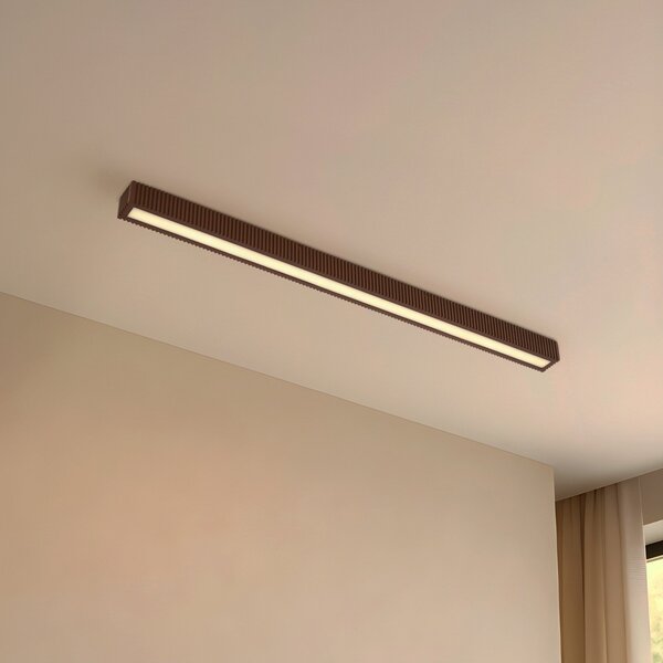 Mennyezeti Lámpa Lucande, Emara, dimmable, Fa, Étkező, Fa, Dizájn