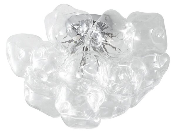 Mennyezeti Lámpa Lucande, Diborah, dimmable, Átlátszó, Folyosó, Üveg, Dizájn