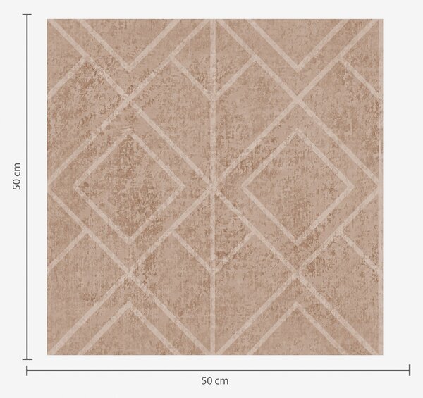 Tapéta Rombuszok és grafikus vonalak földszínekben, Tapétá skandináv stílusban, a00141v1 : Uwalls.hu