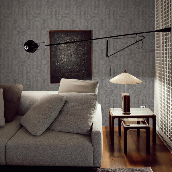 Tapéta Grafika szürke stílusban, kopásokkal, Tapétá loft stílusban, a00143 : Uwalls.hu