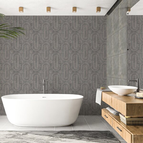 Tapéta Grafika szürke stílusban, kopásokkal, Tapétá loft stílusban, a00143 : Uwalls.hu