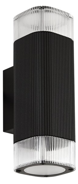 Kültéri Lámpa Lindby, Halvar, dimmable, Fekete, Terasz, Fém, Modern