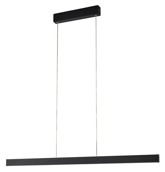 Függőlámpa Lucande, Mylosh, dimmable, Fekete, Étkező, Alumínium, Modern