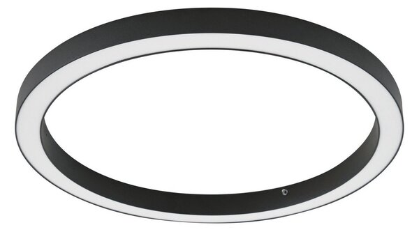 Mennyezeti Lámpa Lucande, Neor, dimmable, Fekete, Folyosó, Fém, Modern