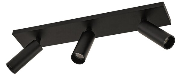 Mennyezeti Lámpa Arcchio, Brinja Slim, dimmable, Fekete, Folyosó, Alumínium, Modern