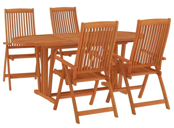 Eukaliptuszfa Kerti Étkezőgarnitúra - 5 részes