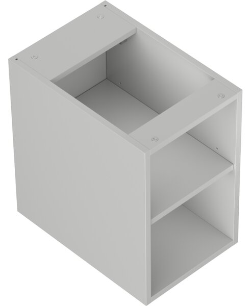 Mexen Box-A, nyitott szekrény polccal 30 cm, matt szürke, 91AX2-0300-470-0-62