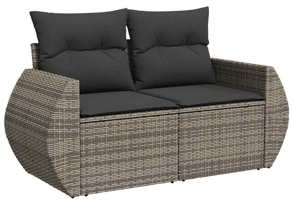 Kerti Kanapé Szett párnával tárolóval 10 pcs Szürke